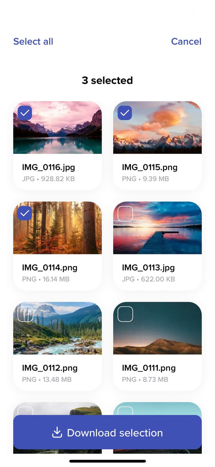 TransferNow mobile iOS