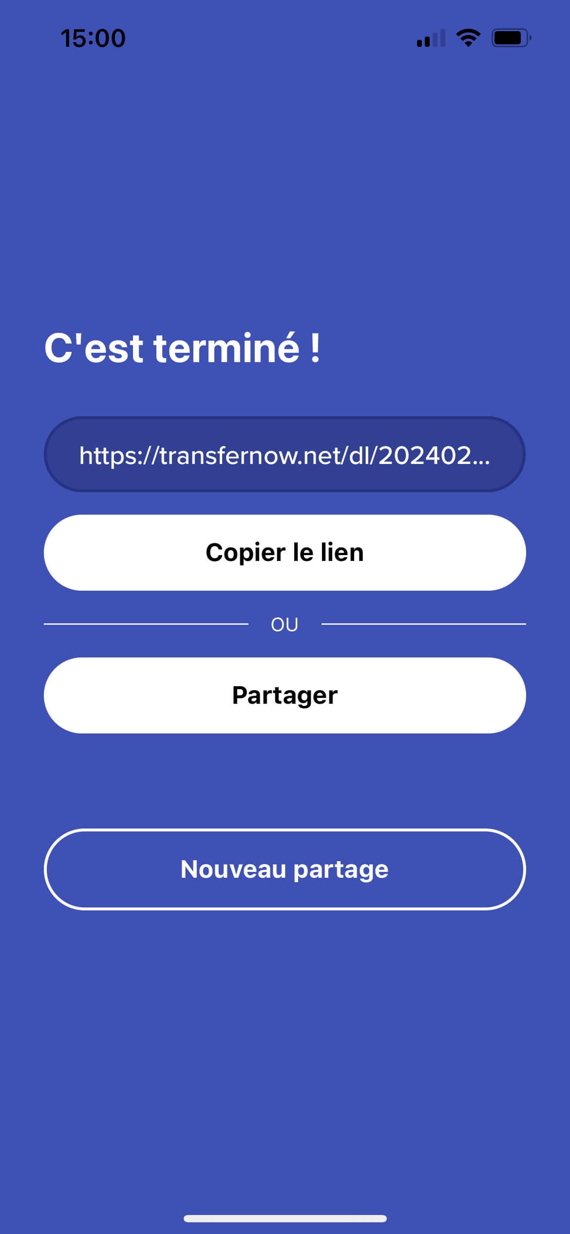 TransferNow mobile Android