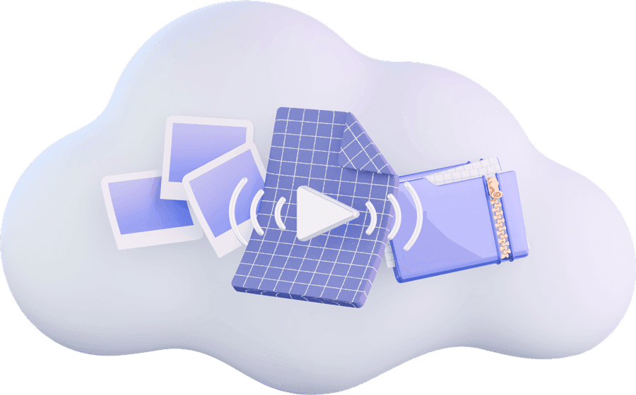 Pré-visualizar e transmitir os arquivos